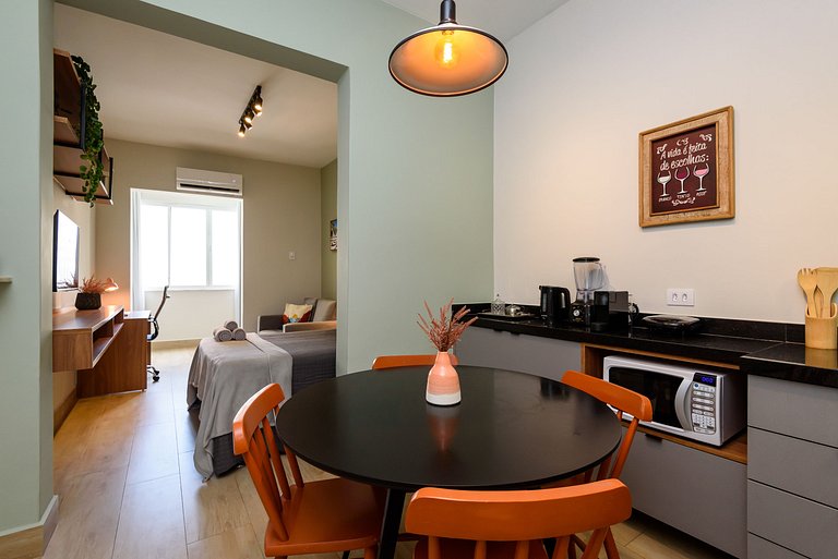 Cozy Copacabana Studio - 6 minutos da Praia