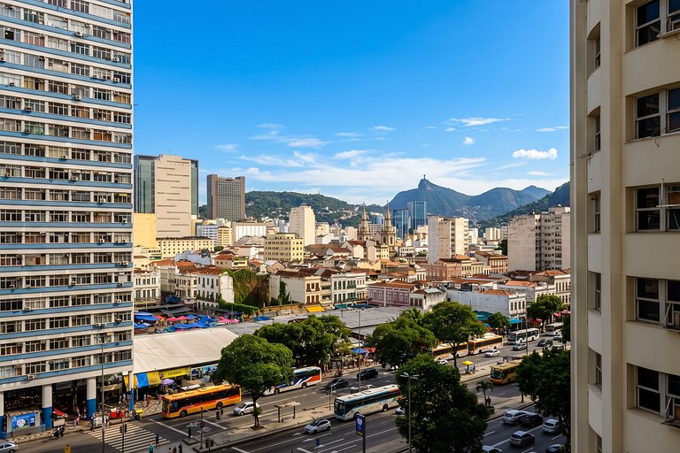 Estúdio Moderno no Centro do Rio | Portaria 24h